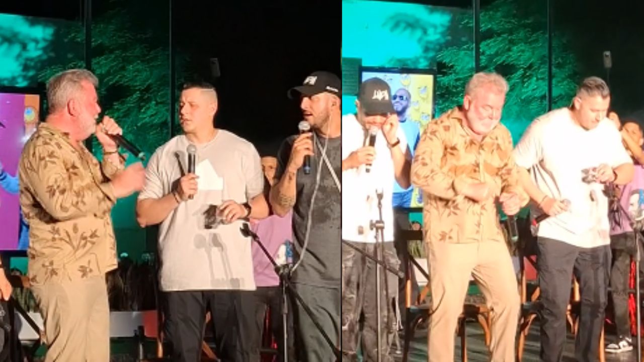 Imagen Principal de Nota: Roberto Contreras baila al ritmo de "La Chona" en  parque sampedrano