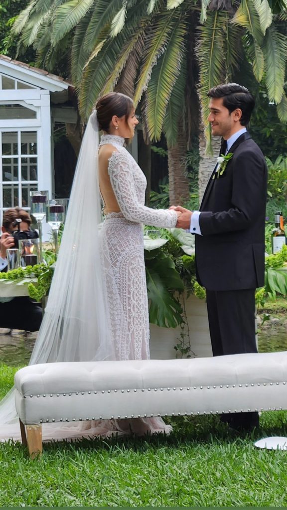Edgardo Melgar Jr. y Paulina Joya se casan en una lujosa ceremonia