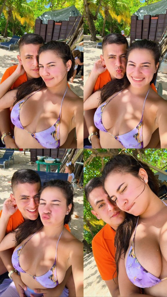 Alejandra Rubio y su novio