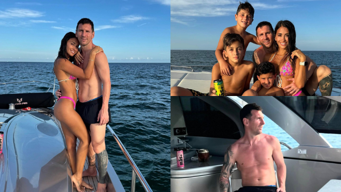 Leo Messi disfruta de sus vacaciones en los Estados Unidos instagram @antoroccuzzo