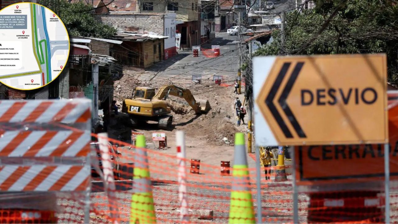 Imagen Principal de Nota: Calles cerradas en Tegucigalpa y caos vehicular en el bulevar Kennedy este sábado 31 de agosto