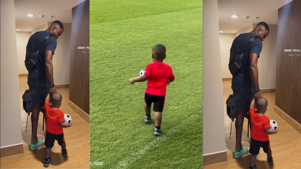 Imagen Principal de Nota: Hijo de Yustin Arboleda celebró su cumpleaños entrenando junto a papá