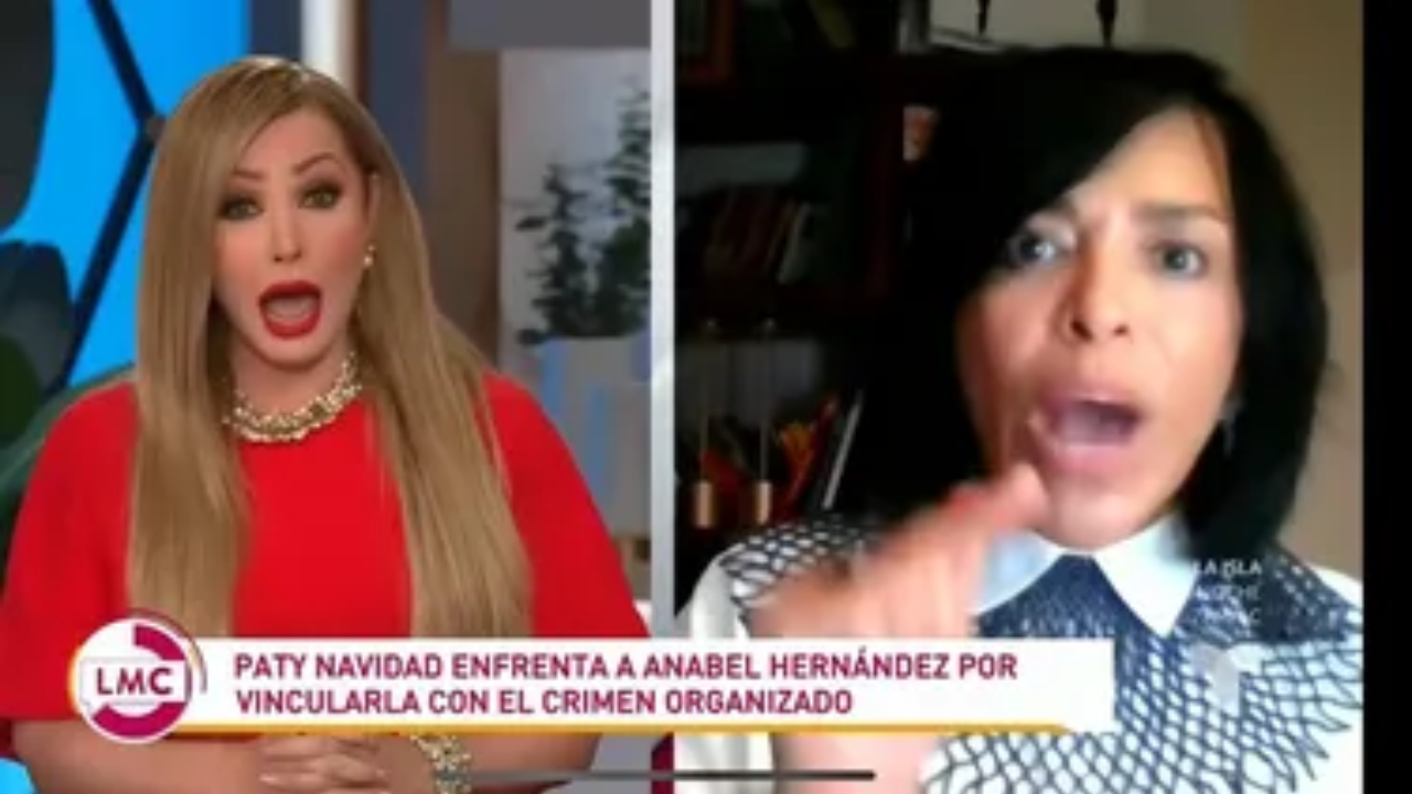 Imagen de Paty Navidad confronta a Anabel Hernández y le dice que su libro es una mentira