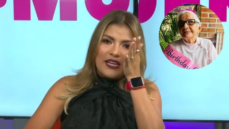Imagen Principal de Nota: Saraí Espinal rompe en llanto al hablar de su abuela