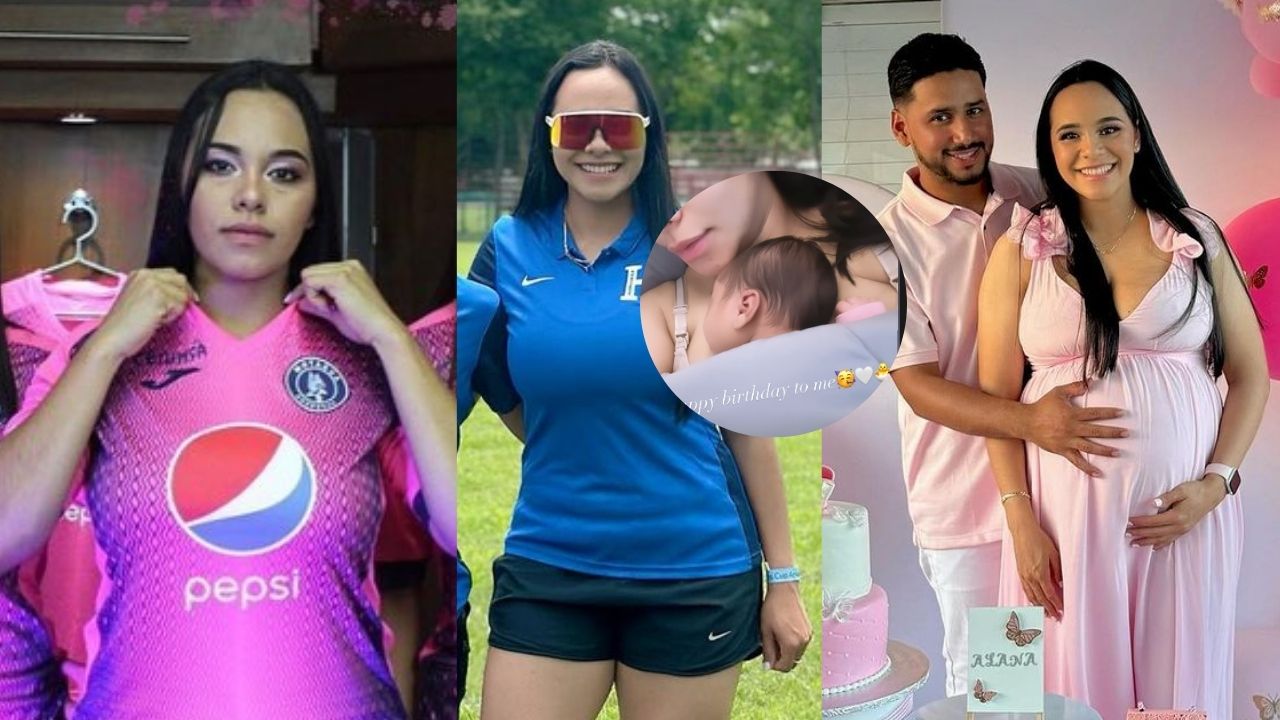 Imagen Principal de Nota: Yuridia Pineda, exjugadora del Motagua, comparte tiernas fotos de su bebé