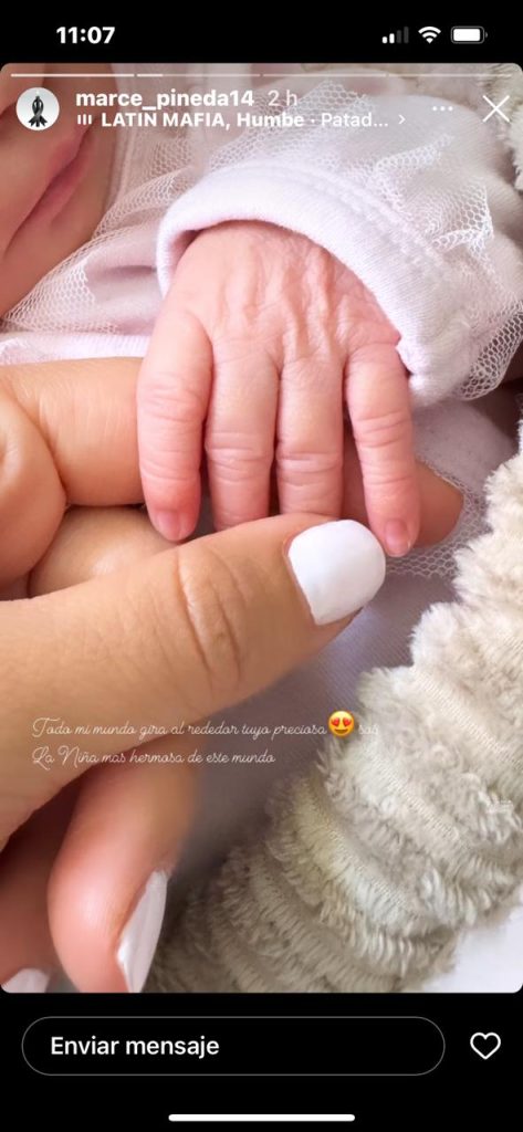 Una nueva vida de Yuridia Pineda se convierte en madre por primera vez
