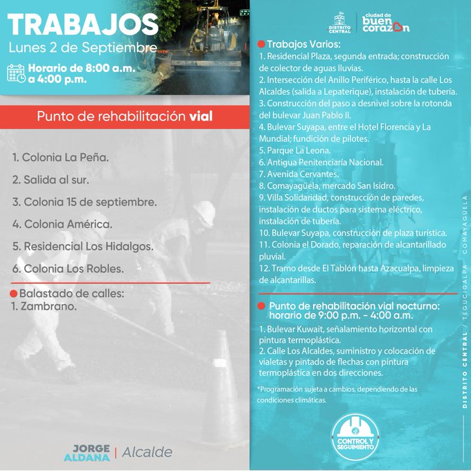 Calles cerradas