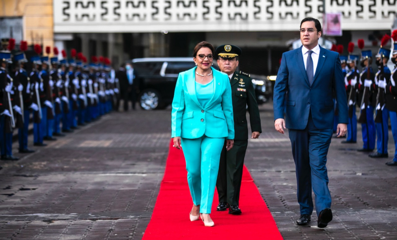 Presidenta Xiomara Castro en fiestas patrias 2022