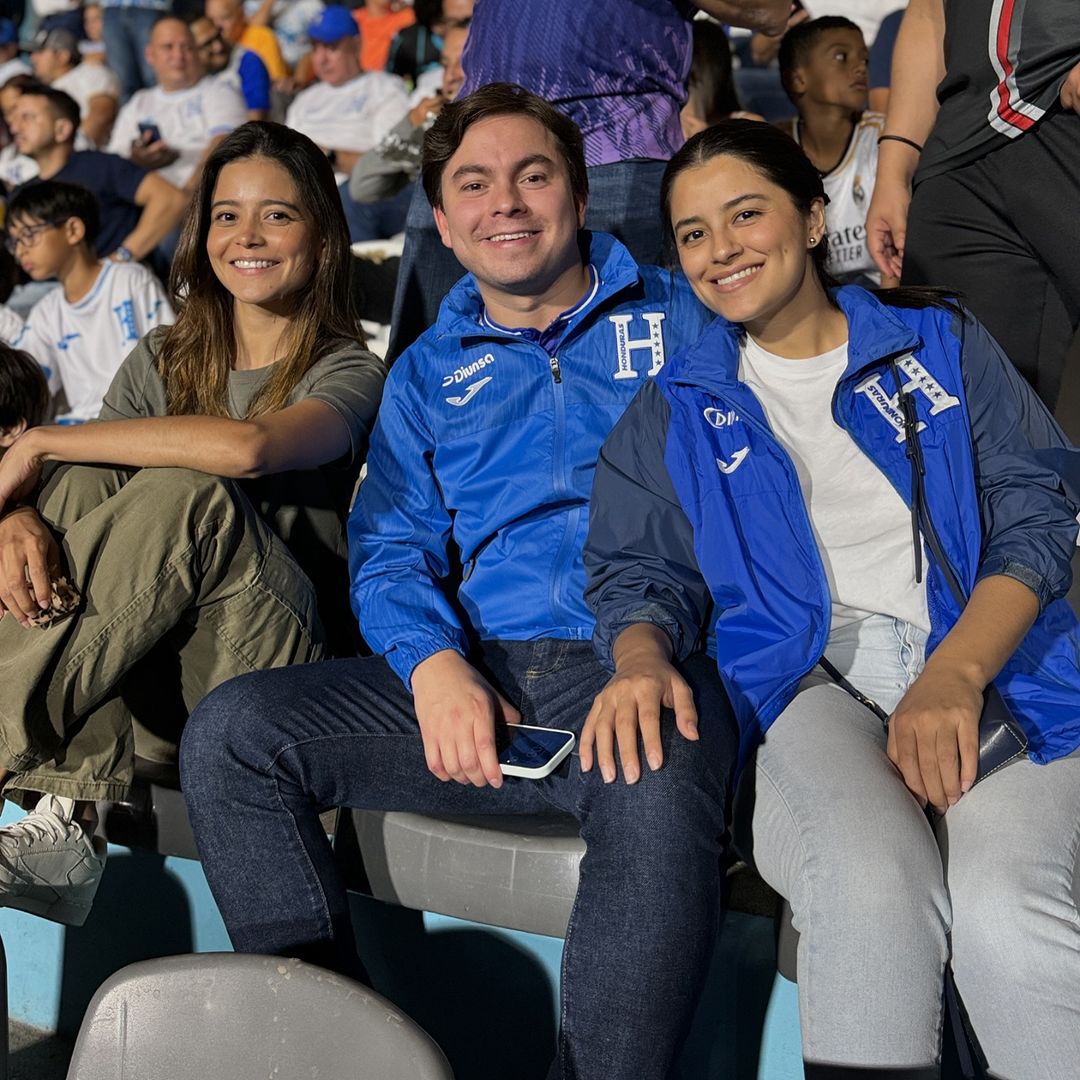 Familia en el estadio