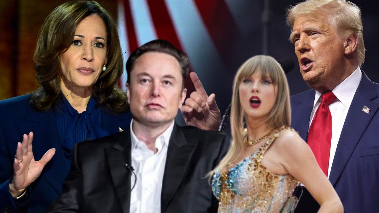Imagen Principal de Nota: Elon Musk ataca a Taylor Swift tras su apoyo a Kamala Harris: 'Puedo darte un hijo y cuidarte los gatos'