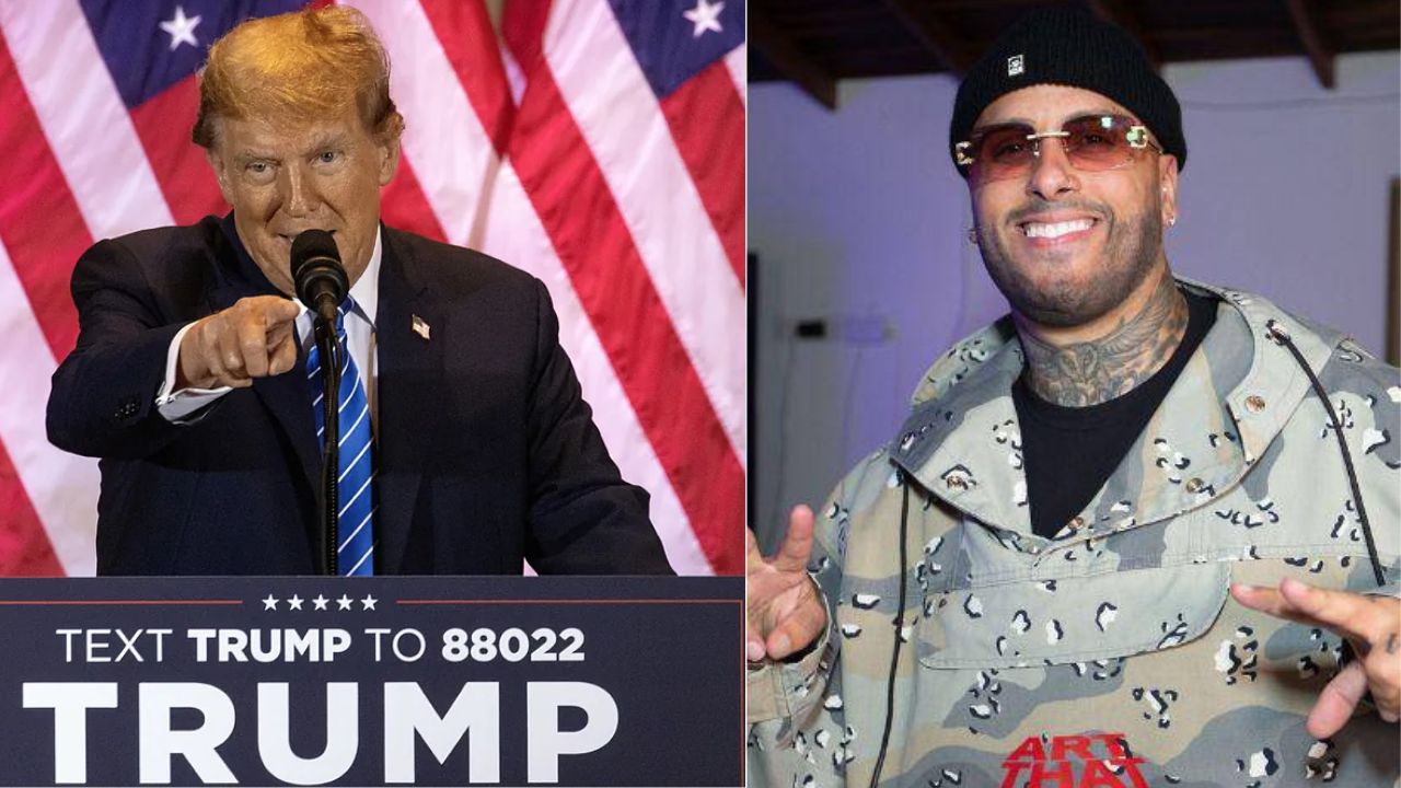 Imagen Principal de Nota: Donald Trump confunde a Nicky Jam con una mujer