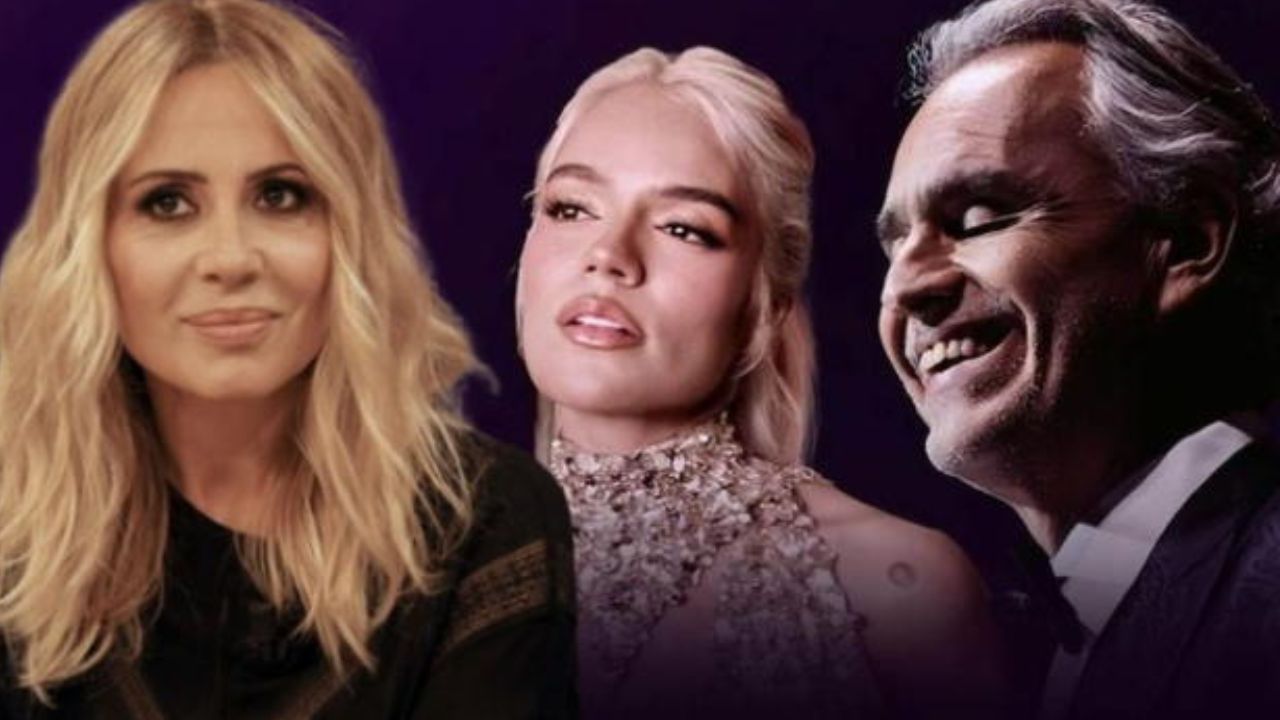 Imagen Principal de Nota: Marta Sánchez reacciona a dueto de  Karol G con Andrea Bocelli: la emotiva reacción de la mamá de la colombiana