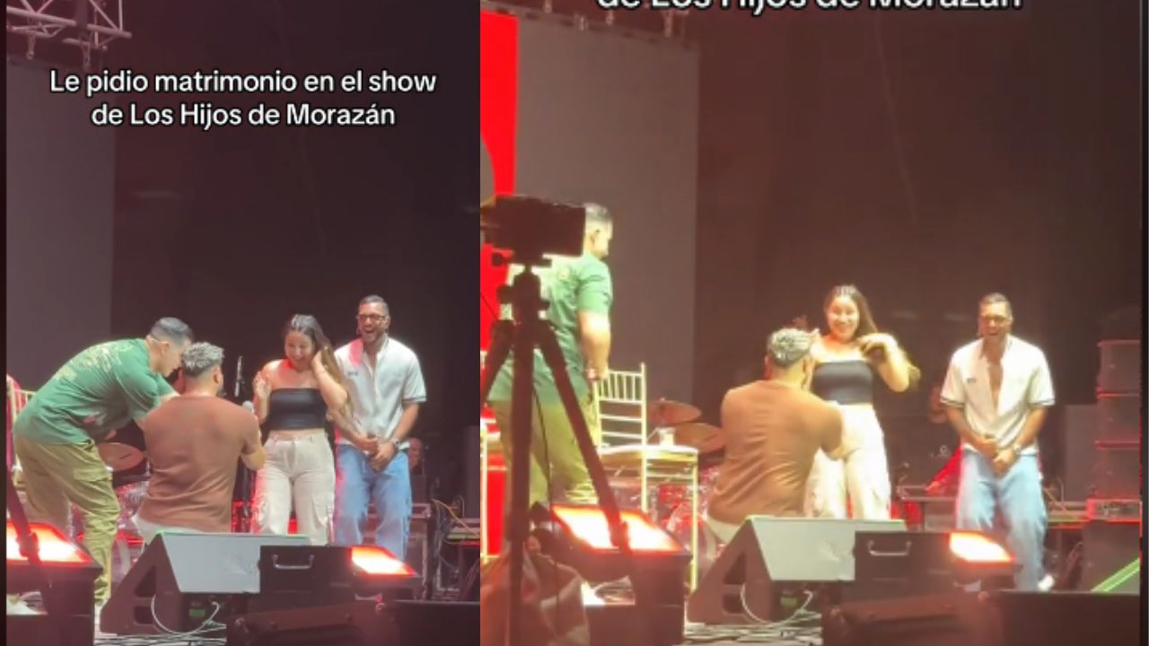 Imagen Principal de Nota: Hondureño le propuso matrimonio a su novia en el show de 'Los Hijos de Morazán'