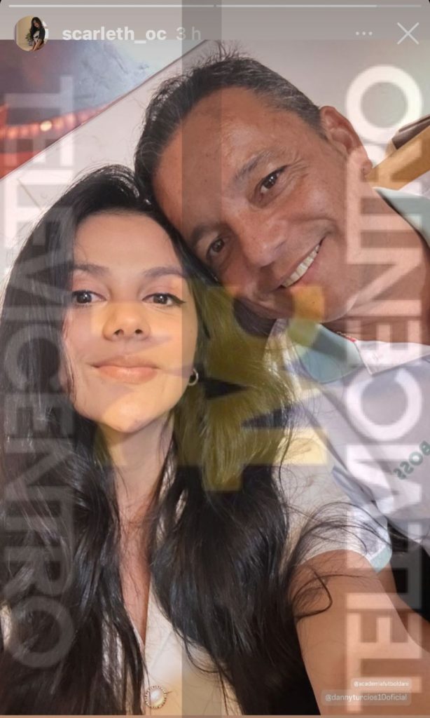 Dani Turcios y Scarlett Ordóñez celebran la llegada de su primera