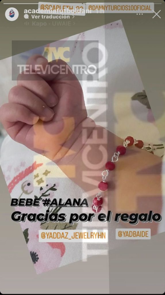 Dani Turcios y Scarlett Ordóñez celebran el nacimiento de su hija