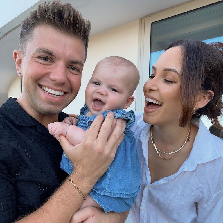 Liam le dijo que le hacía feliz verla con su familia. Crédito: Instagram oficial