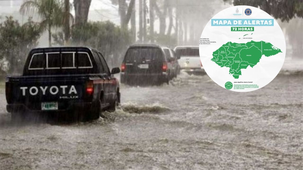 Imagen Principal de Nota: Alerta Verde por 72 horas en Honduras: Fuertes lluvias amenazan el país