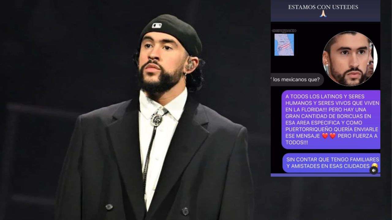 Imagen Principal de Nota: Bad Bunny muestra su solidaridad con los afectados por el huracán Milton en Florida
