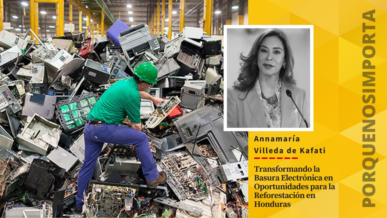 Imagen Principal de Nota: Transformando la basura electrónica en oportunidades para la reforestación en Honduras