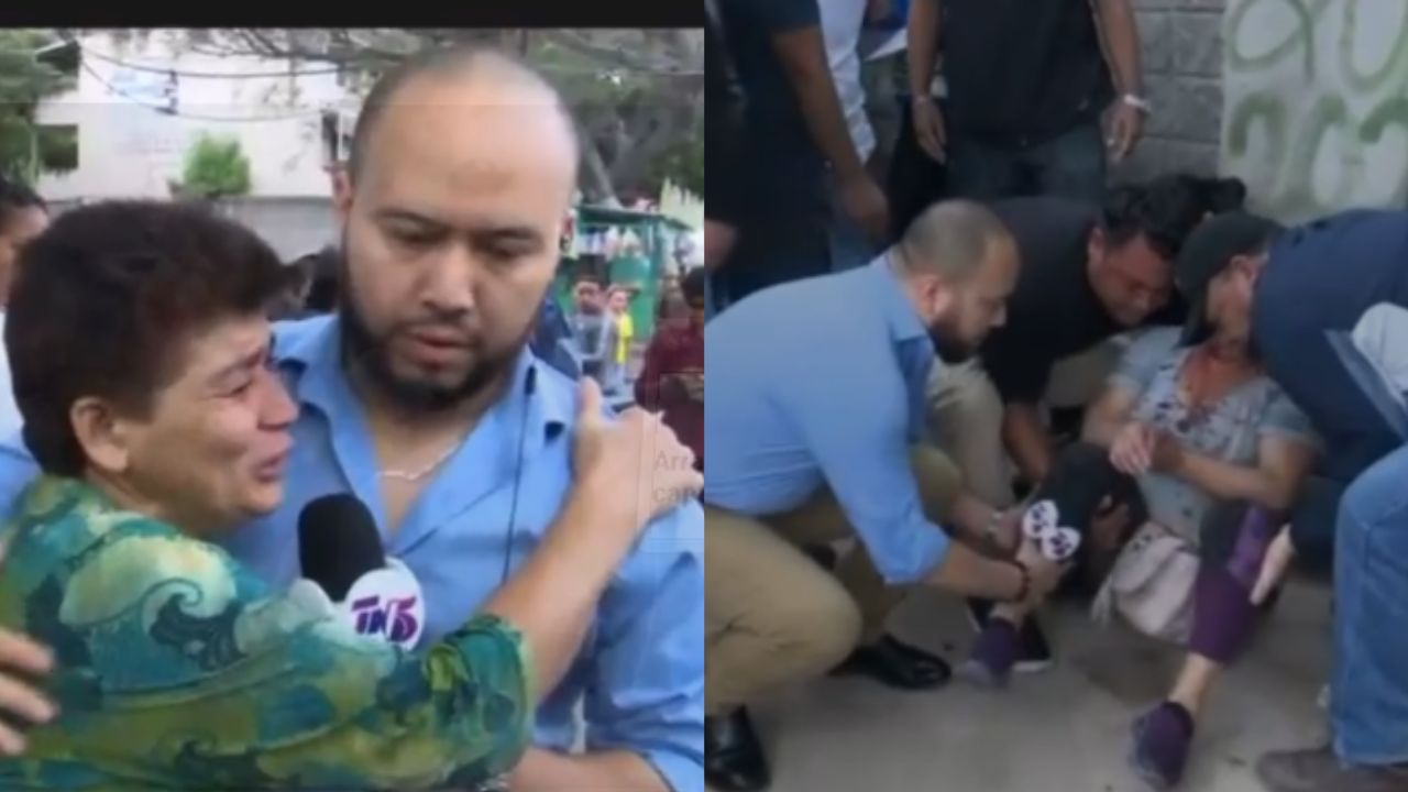 Imagen Principal de Nota: Periodista de TN5 dejó el micrófono para ayudar a heridos en accidente de 'rapidito'