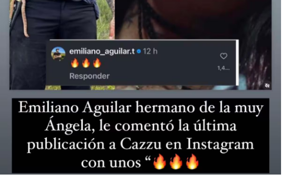 Emiliano Aguilar defiende sus mensajes a Cazzu, ex de Christian Nodal