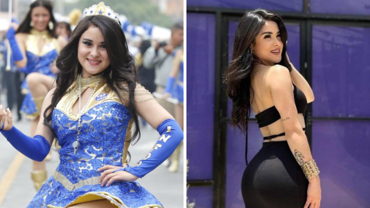 Imagen Principal de Nota: Antes y después de Ónice Flores, conocida como "Campanita", la TikToker hondureña que impacta con su cambio físico