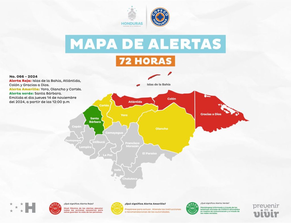 Honduras en alerta: Tormenta Sara se forma en el Caribe y amenaza con inundaciones