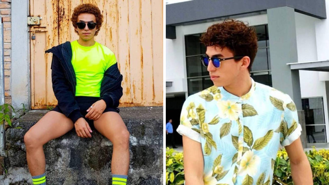 Christian  posando 