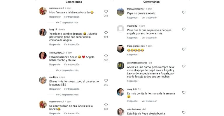 La familia Aguilar se mantiene en el ojo del huracán. Fotos: capturas de pantalla.