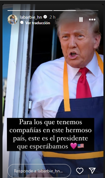 ‘La Barbie Policía’ celebra el triunfo de Donald Trump