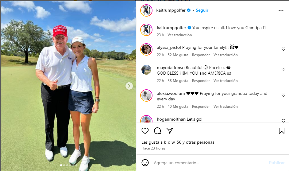 Kai Madison Trump, la nieta de Donald Trump