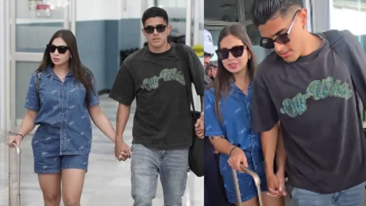 Imagen de Luis Palma llega a Honduras acompañado de su esposa para unirse a la Selección Nacional