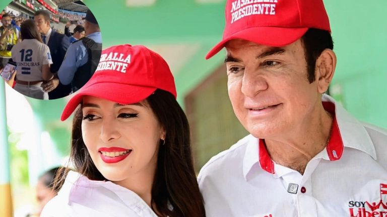 Imagen Principal de Nota: Salvador Nasralla e Iroshka Elvir suben la temperatura con un apasionado beso antes del Honduras vs. México