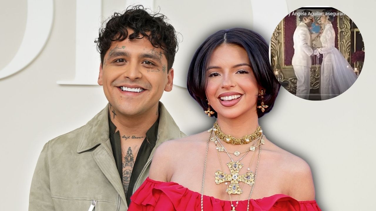 Imagen Principal de Nota: Christian Nodal y Ángela Aguilar: sale video que revela posibles irregularidades en el acta de matrimonio