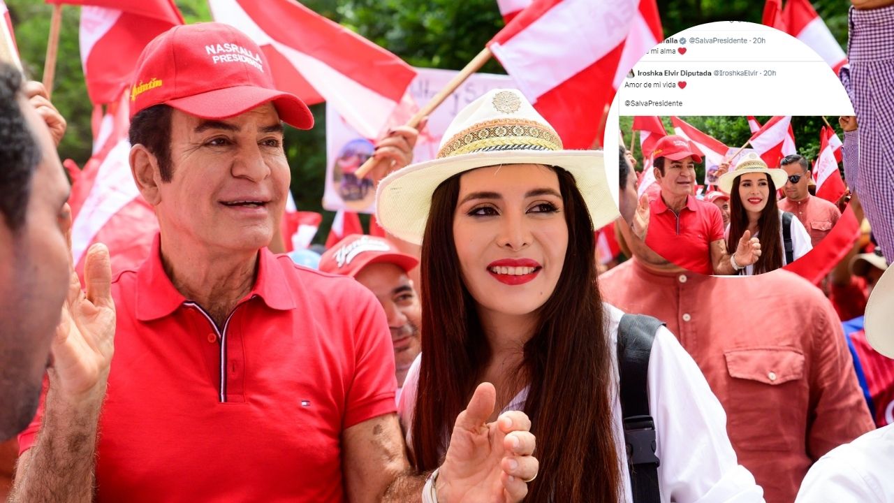 Imagen Principal de Nota: Salvador Nasralla y su esposa Iroshka Elvir derrochan amor en redes con un tierno mensaje