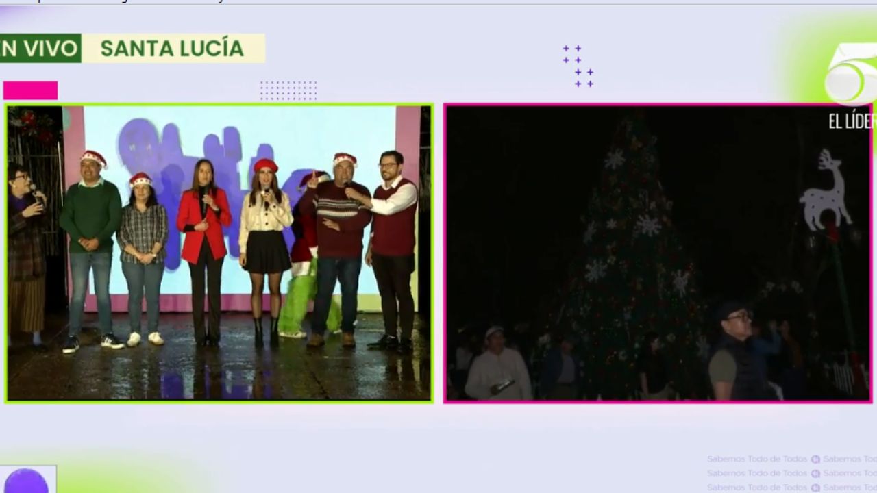 Imagen Principal de Nota: Desde la encantadora Santa Lucia, llegó la navidad