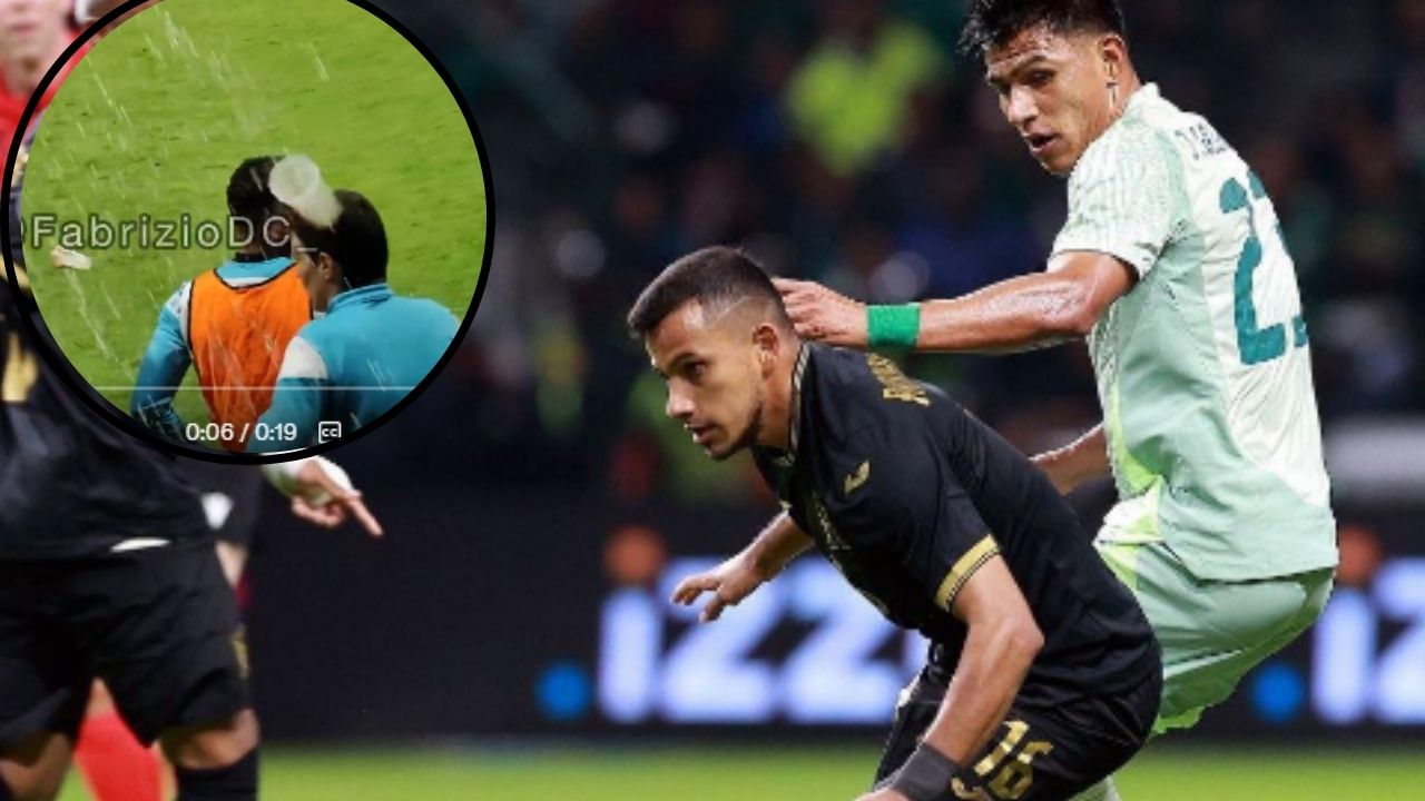 Imagen Principal de Nota: Video viral: Aficionado mexicano agrede a miembro del cuerpo técnico de Honduras durante partido