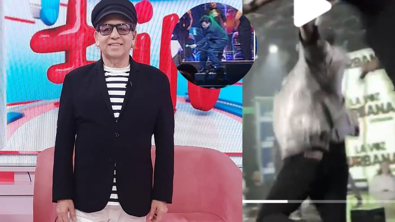 Imagen Principal de Nota: ¡Caída estelar! Miguel Caballero Leiva revive el momento de Juan Gabriel en pleno show