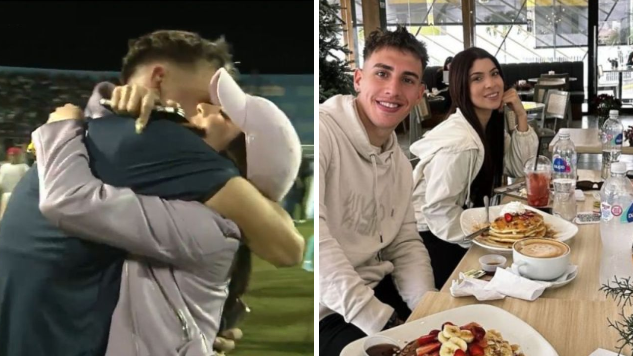 Imagen Principal de Nota: Laura Meza y Rodrigo Auzmendi, el beso que confirmó su noviazgo tras la victoria de Motagua