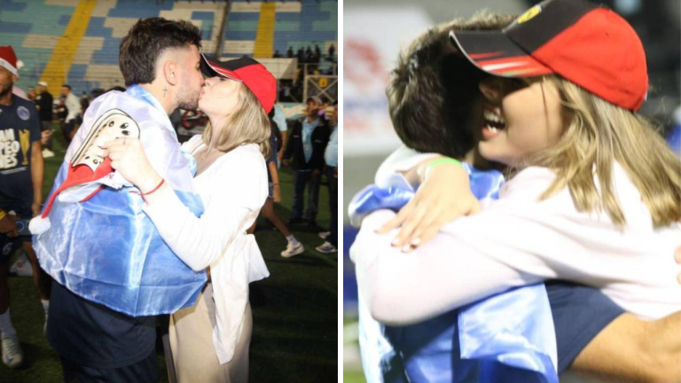 Imagen Principal de Nota: Reacción de Cecilia García, novia de Agustín Auzmendi, tras el triunfo de Motagua