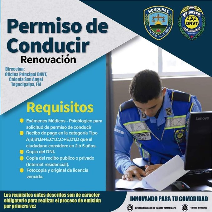 La DNVT ofrece dos modalidades para tramitar la licencia de conducir: presencial y en línea.