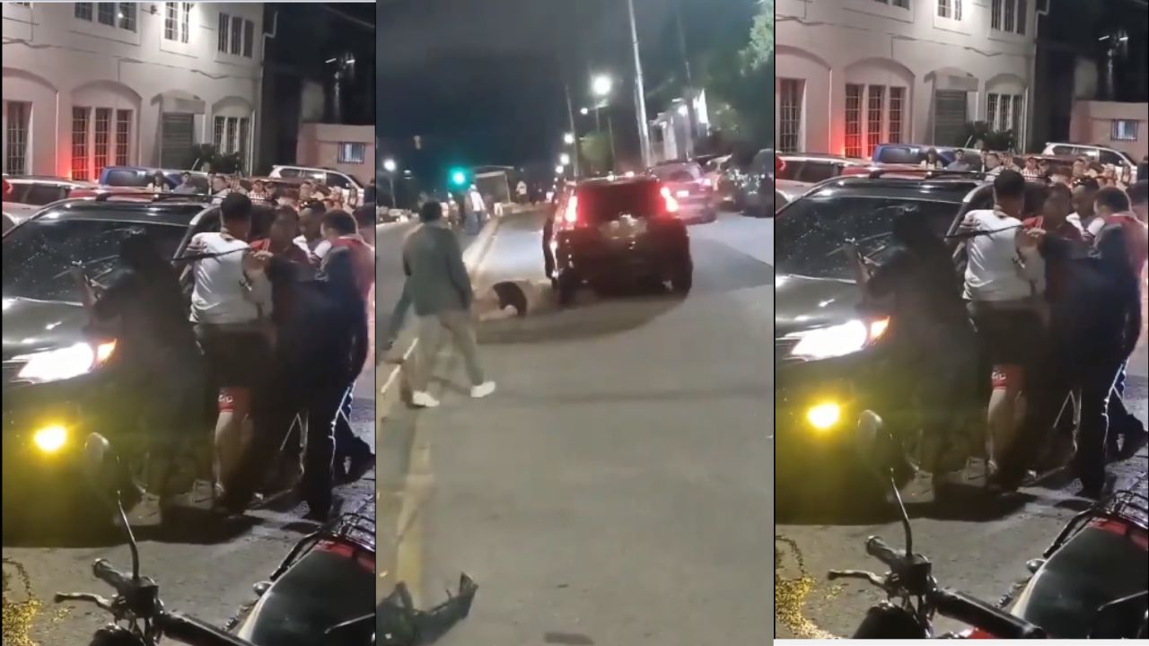 Imagen Principal de Nota: Aficionado olimpista es arrastrado por un carro luego de discusión