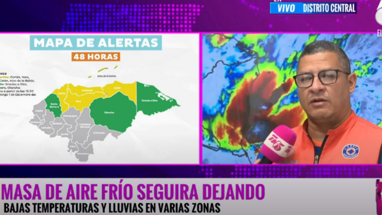Imagen de Masa de aire frío sigue afectando Honduras con lluvias intensas y bajas temperaturas