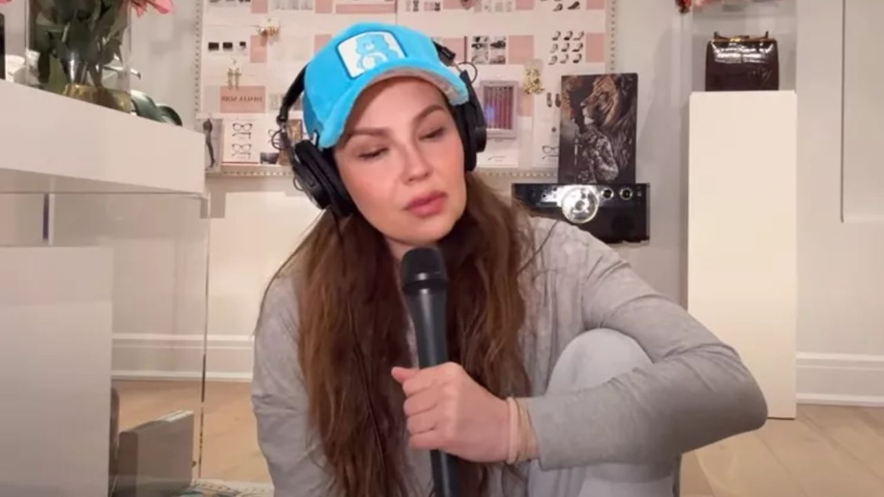 Imagen de "Me siento vulnerable", Thalía aparece luego de la muerte de su hermana