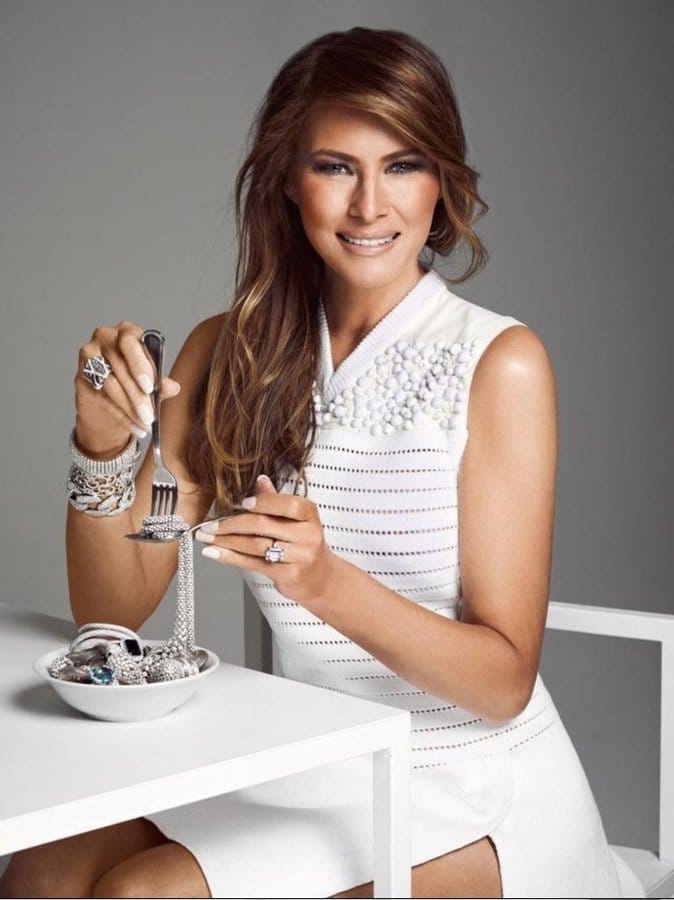 Melania Knavs, nacida el 26 de abril de 1970 en Novo Mesto, Eslovenia