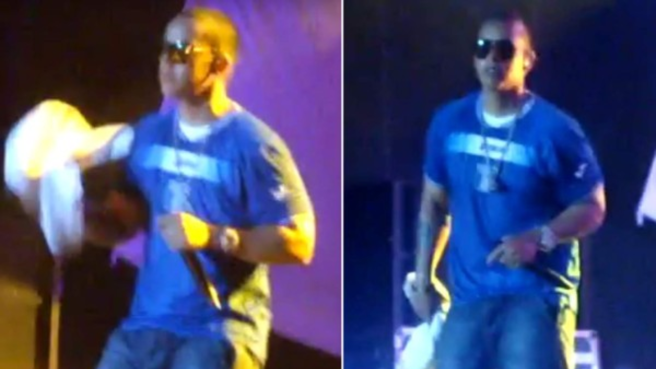 Daddy Yankee con camisa de la selección