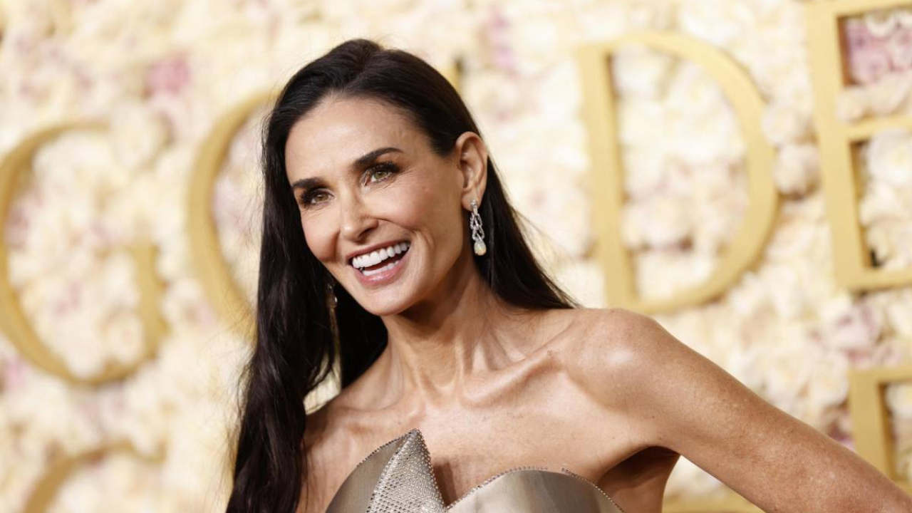 Imagen Principal de Nota: Hijas de Demi Moore celebran eufóricas su triunfo en los Globos de Oro