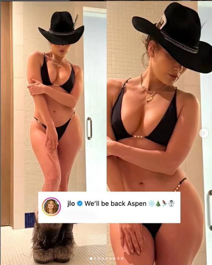 Jennifer López enciende las redes con diminuto bikini