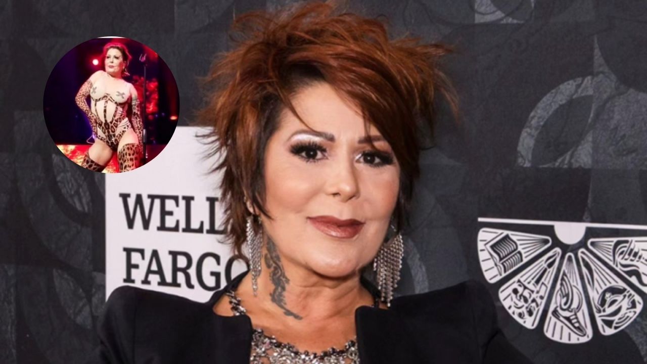 Imagen de Alejandra Guzmán aparece con trasparente y atrevido atuendo en show