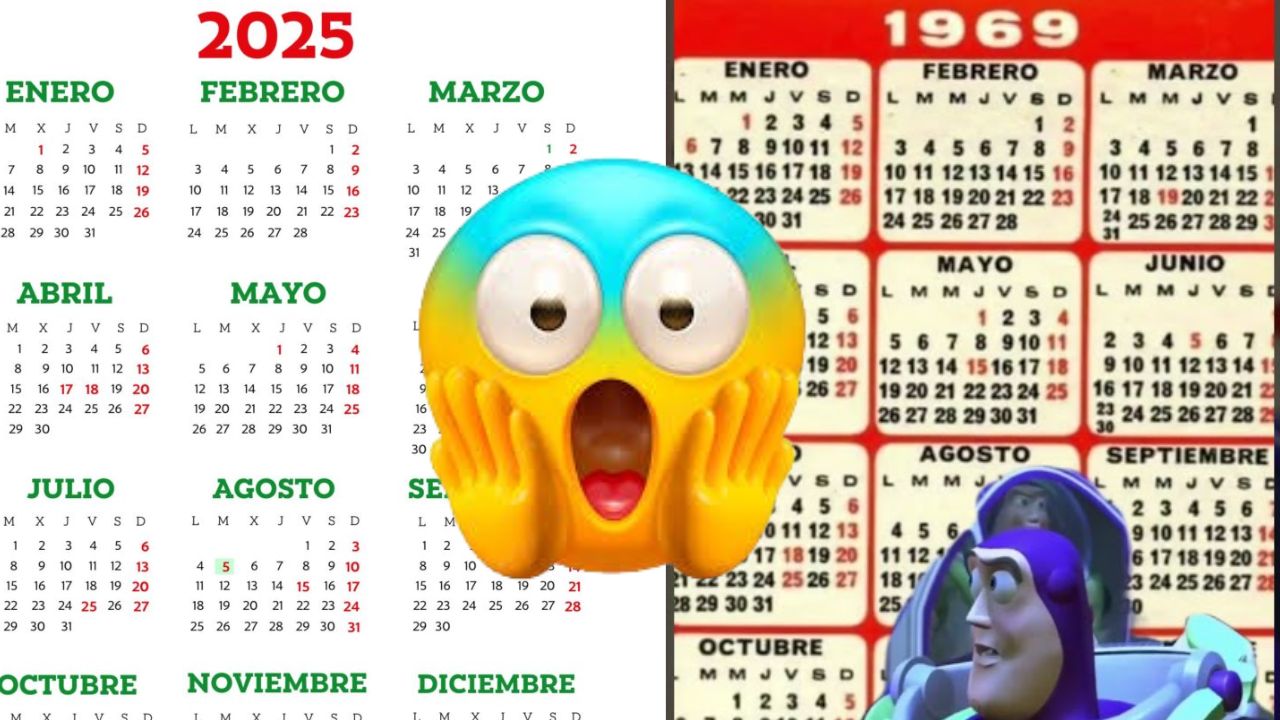 Imagen de Un fenómeno curioso: El calendario de 1969 se repite en 2025, un viaje en el tiempo